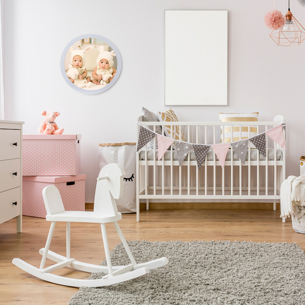 Wooden Round Collage Picture Frame Stand for Home Decor-image