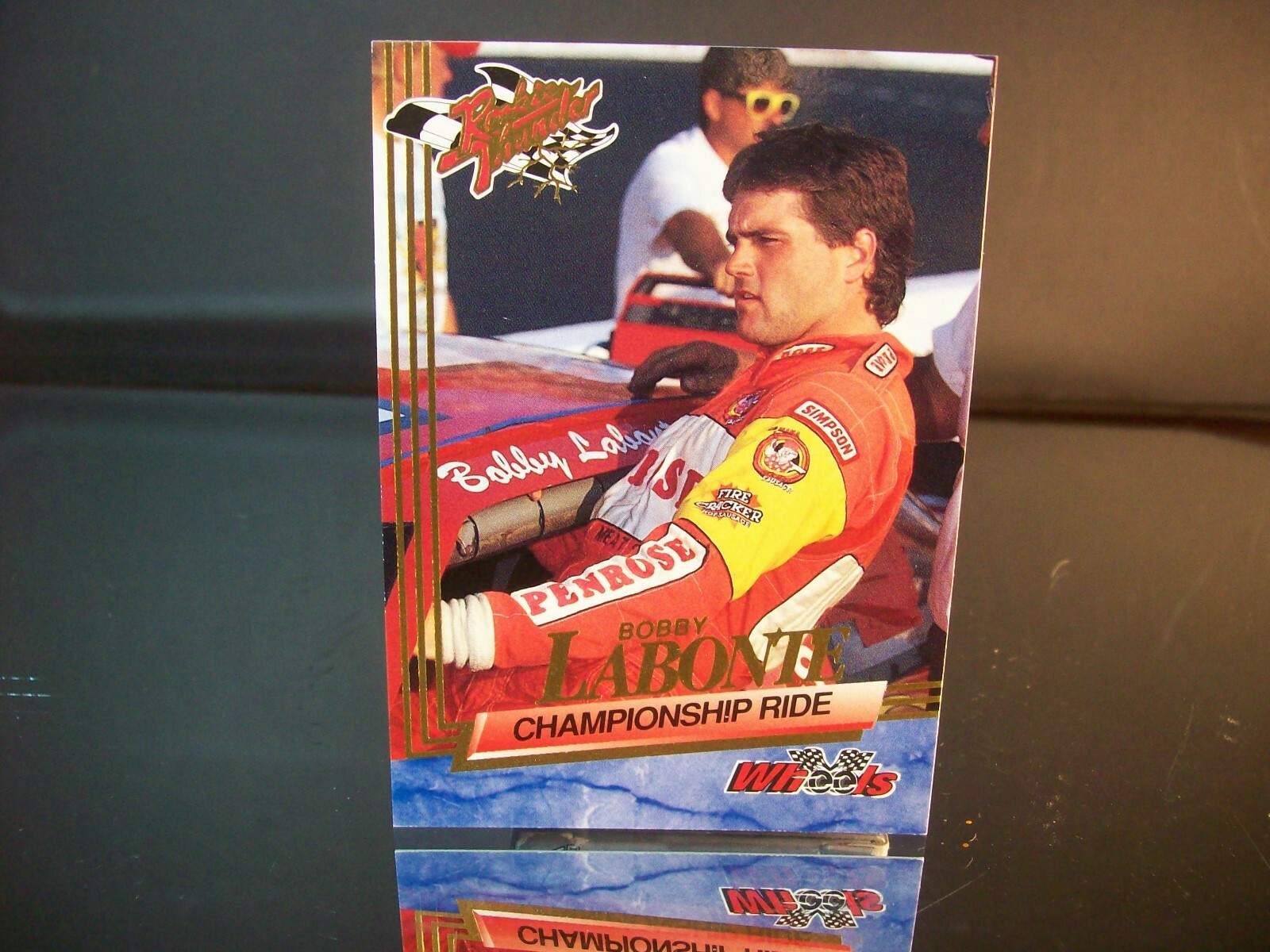 Bobby Labonte #44 Penrose Wheels Rookie Thunder Championship Ride Card ...