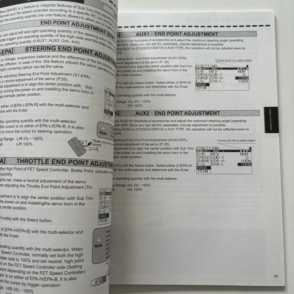 Sanwa MT44 MT-44 2.4ghz  R/C Transmitter User Manual OZRC ML1186 - Image 4 of 4