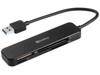 Sandberg 134-32 USB 3.0 Pocket Card Reader Reader, MMC, Memory Stick (MS), M ~E~