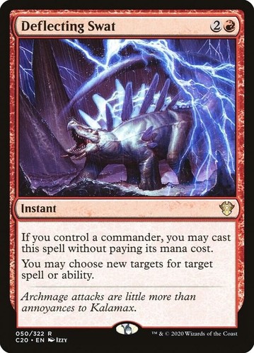 NM Deflecting Swat, MTG, Ikoria Commander, Magic the Gathering, 50