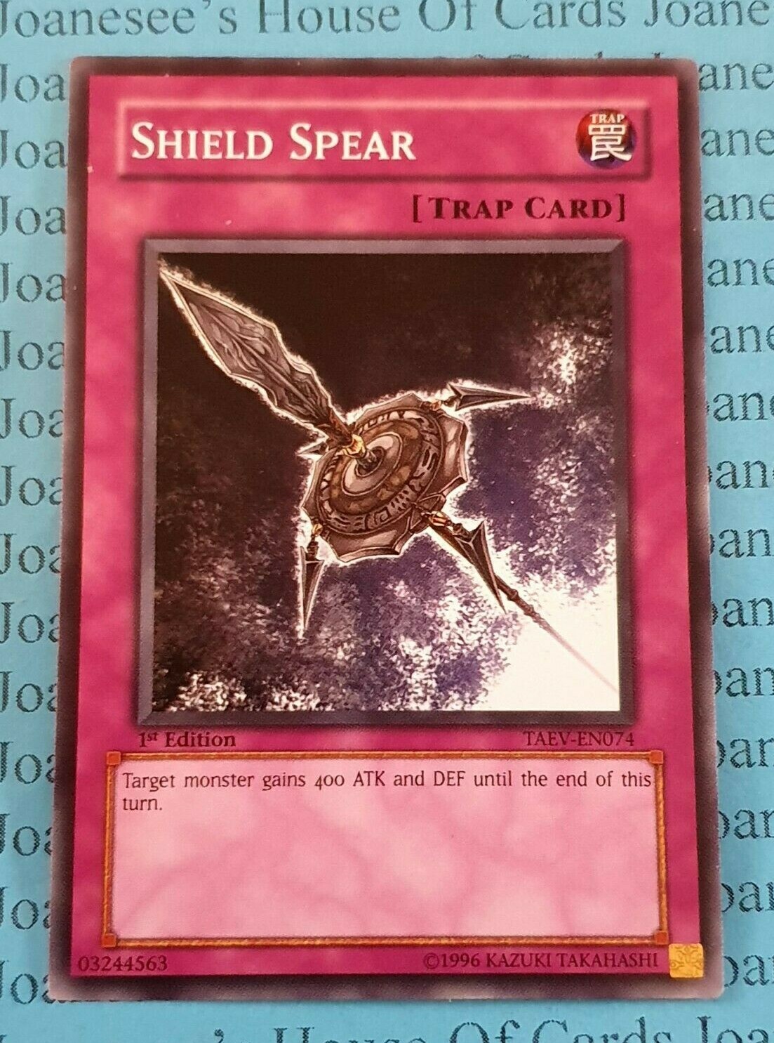 Shield Spear TAEV-EN074 Common Yu-Gi-Oh Card 1st Edition