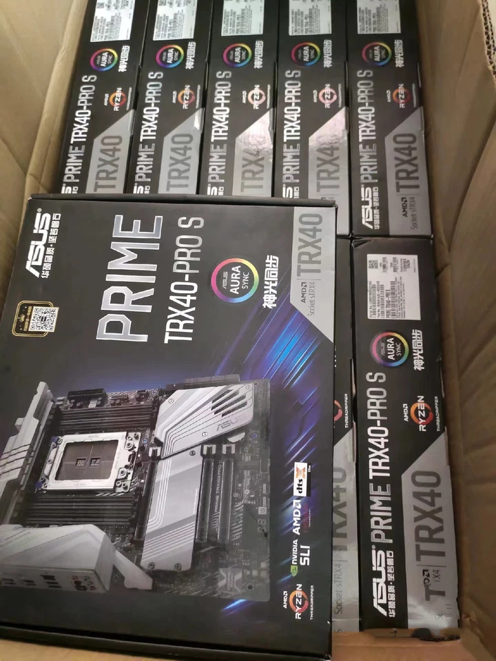 1PCS ASUS PRIME TRX40-PRO S Socket sTRX4 DDR4 3×M.2 8×SATA III ATX Motherboard - Image 2 of 3