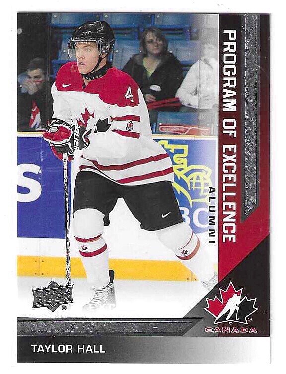 2013 UPPER DECK TAYLOR HALL PROGRAM OF EXCELLENCE ALUMNI #226 TEAM CANADA