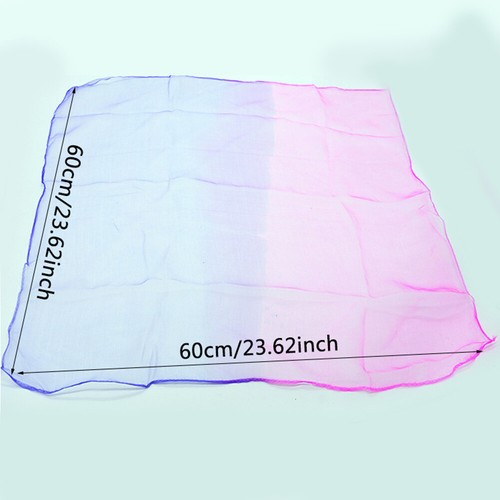 Women Gradient Plain Chiffon Georgette Scarf Bandana Elegant Long Shawl Hijab ^^ - Picture 28 of 28