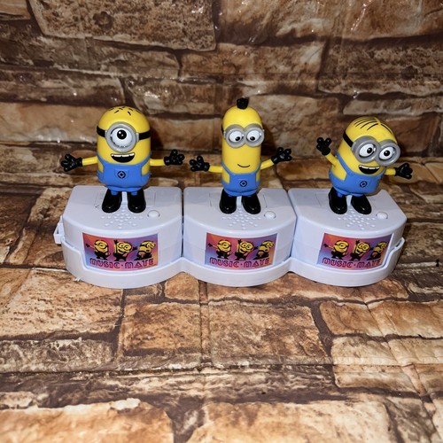 Despicable Me 3 Mini Music Mate Dave Tim & Stuart Voice & Music Thinkway HTF - 第 1/9 張圖片