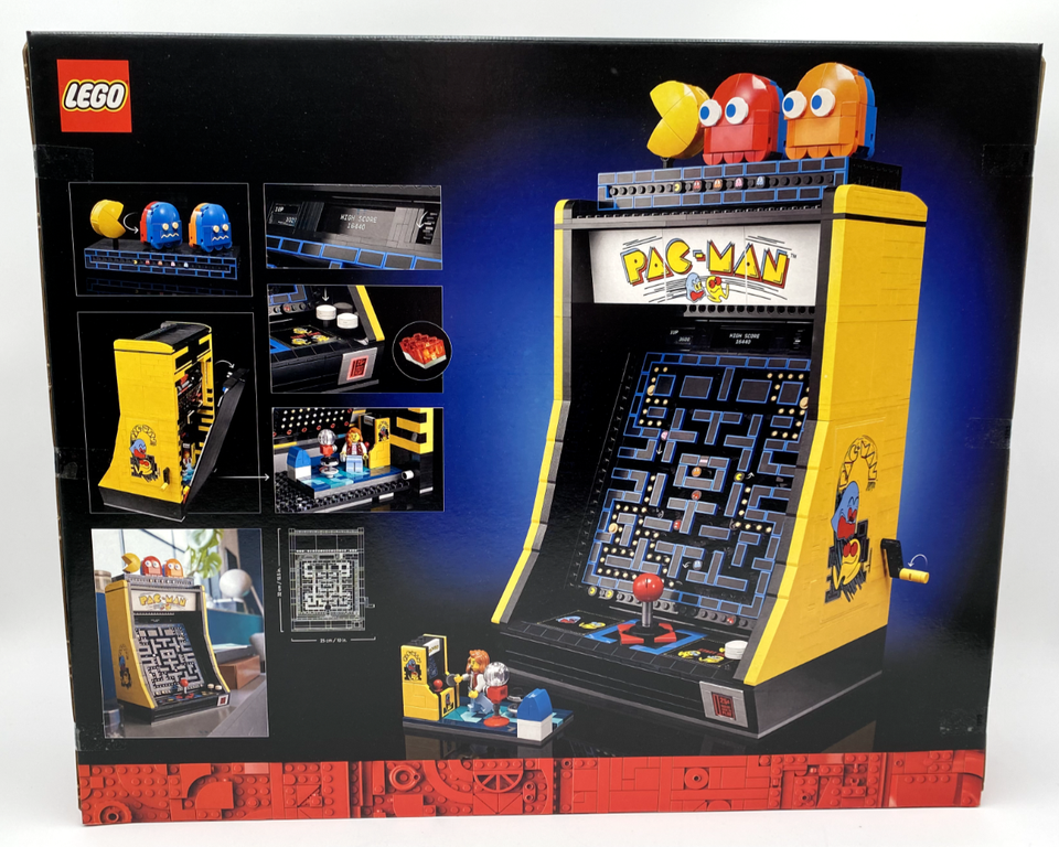 Jeu De Construction Borne D'arcade Pac-Man – 2651 Pièces, Nostalgie Années 80