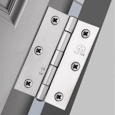 Quality Hinges Small Large Door Gate Cabinet Cupboard - Stainless Steel