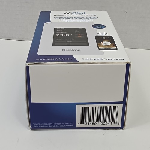 Drexma WiStat Thermostat WiFi Thermostat für elektrische Fußbodenheizung, Neu! - Bild 5 von 6