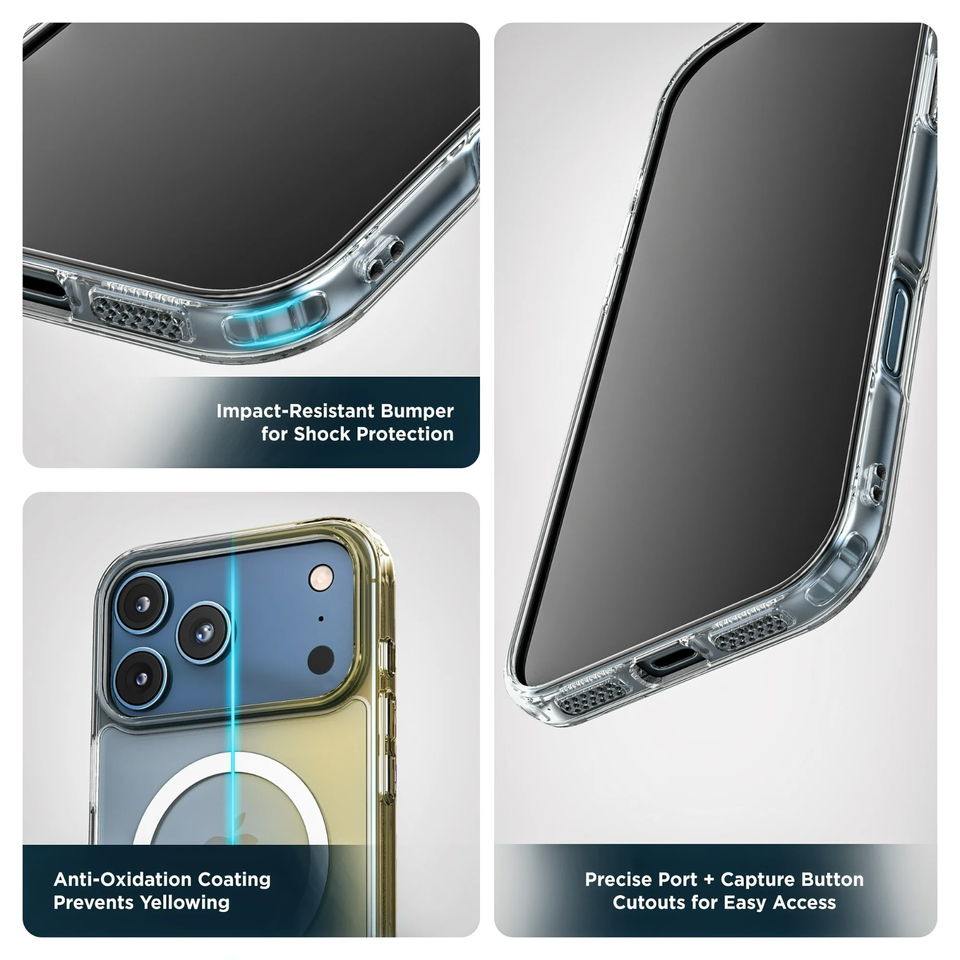 For Apple iPhone 17 Air 16 15 14 Plus 13 12 11 Pro Max Clear Case Slim ...