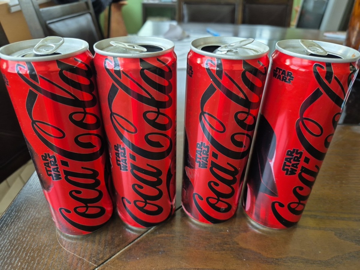 Puerto Rico Limited Edition Star Wars Coca Cola Zero Complete Set