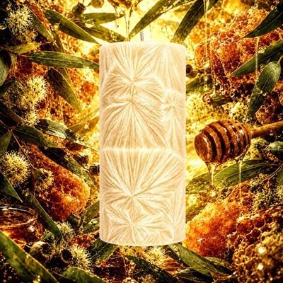 Eucalyptus & Honey Pillar Candle - 4 Sizes - Choose Your Colour
