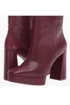 Jessica Simpson Kaiyah Platform Boot Berrilicious Cedar Zip Ankle 8M