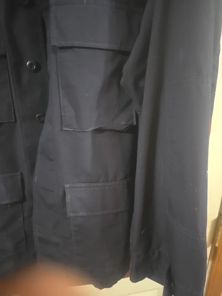 Nuevo Para hombres Propper BDU Camisa Abrigo Chaqueta 4 Bolsillos Azul Marino Ripstop XLR Foto 3 de 4
