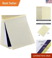 Effortless Tattoo Transfer Paper: 100 Blue Sheets, Ideal for Precise Artistry