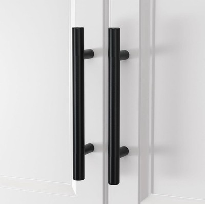 Homdiy Black Cabinet Handles 10 Pack