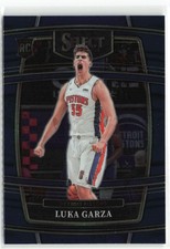 2021-22 Panini Select Luka Garza RC Concourse Detroit Pistons #22 Rookie