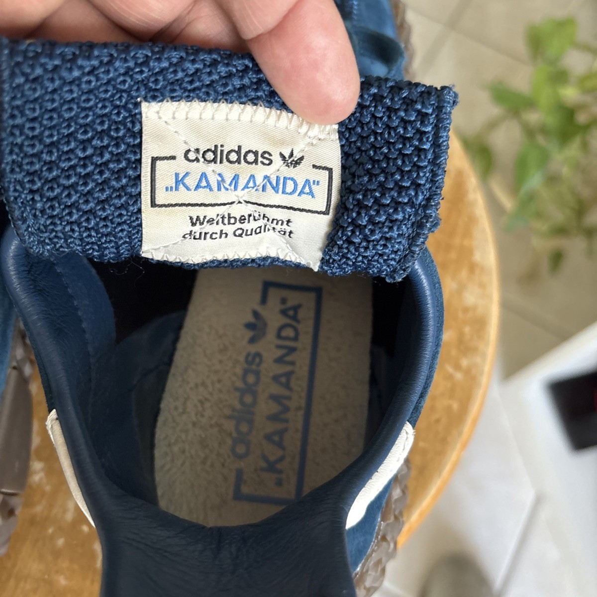 Adidas Kamanda 01 DB2777 Legend Marine Blue Suede Men