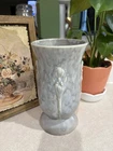 Brush McCoy Style Pottery Art Nouveau Vase 502 Mottled Lavender Glaze