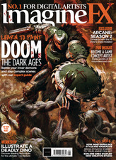 IMAGINE FX UK NO.1 FOR DIGITAL ARTIST MAGAZINE 254 AUG 2025 DOOM