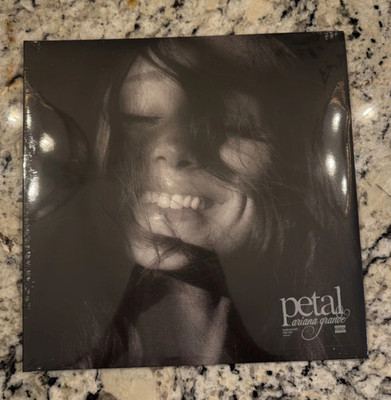 Ariana Grande SIGNED Petal Vinyl Translucent Pearly White LP Sealed - In Hand