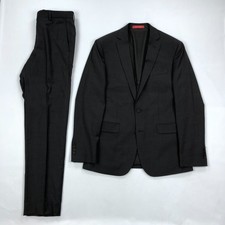 Kenneth Cole Awearness 38R 30x30 SLim Gray Wool Blend Mens Jacket Pants Suit