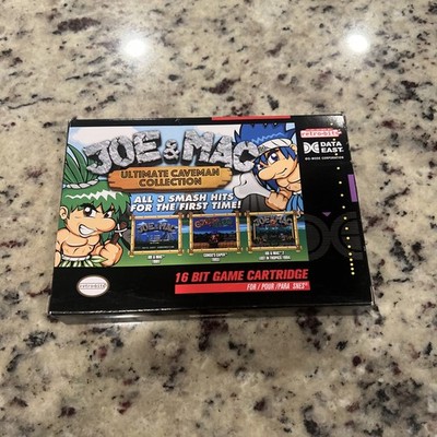 JOE & MAC ULTIMATE CAVEMAN COLLECTION Authentic Super Nintendo SNES Retro-Bit