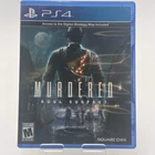 PlayStation 4 Murdered: Soul Suspect Video Game