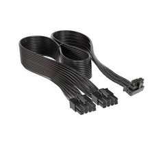 90 Degree Angled 12VHPWR Cable with Corsair, 600W 12+4pin PCIe 5.0 / Gen 5 12...