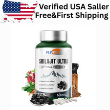 Flynew Shilajit Ultra Optimal Potency, Shilajit Extract with L-Arginine, Pure