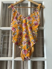 One Piece Women's Orange Floral