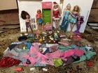 Huge Lot Approx 100 Pieces Vintage, Modern Barbie Dolls Accessories Clothes