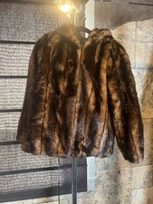 PO Rothschild Girls Hooded Princess Faux Fur Jacket Size 14/16