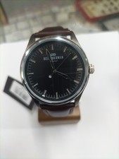 Image of BEN SHERMAN MEN'S ANALOGUE CLASSIC QUARTZ WATCH WITH BROWN LEATHER STRAP WB036T