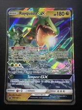 Carta Pokemon Rayquaza EX 109/168 Holo Tempesta Celeste quasi nuova