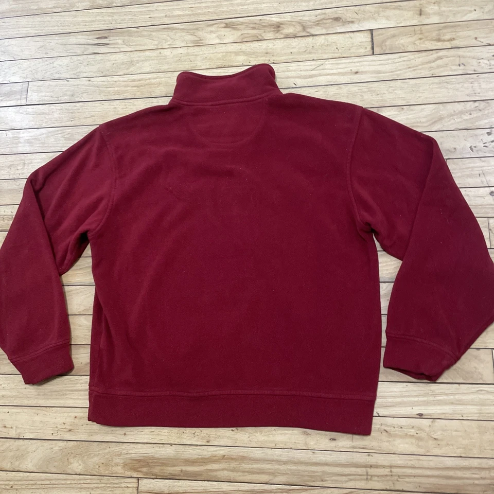 Suéter Corto Callaway Golf by Nordstrom Vintage Años 90 Polar Hombres M Rojo Cuarto Cremallera Foto 2 de 4