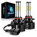 6-sides 9005/HB3 LED Headlight Bulb High Beam 2800000LM Super White Super Bright