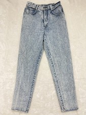 Gitano Vintage 90s Super High Rise Acid Wash Ankle Bow Jeans Festival Sz 9/10