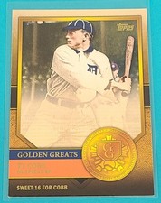 2012 Topps Golden Greats  #GG-17 Ty Cobb  Detroit Tigers Baseball Card V3