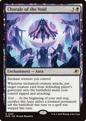 CHORALE OF THE VOID mtg NM-M Edge of Eternities 1 Rare