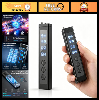 AI Hidden Camera Detector - Wireless Privacy Protection, 6 Sensitivity Levels, 4