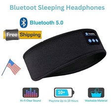 Bluetooth Sleep Headphones Headband Wireless Music Eye Mask for Sports Sleeping