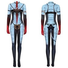 2025 Avatar:Fire and Ash Cosplay Costume Halloween Party Blue jumpsuit Bodysuit