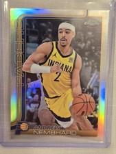 andrew nembhard topps chrome #97 refractor Indiana Pacers 2025-26 