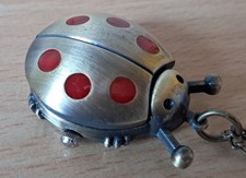 Marienkäfer Uhr mit Kette - Halskette mit Uh...