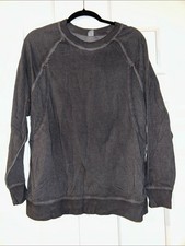 Old Navy NWT Maternity Dark Gray Crewneck Nursing Sweatshirt Small