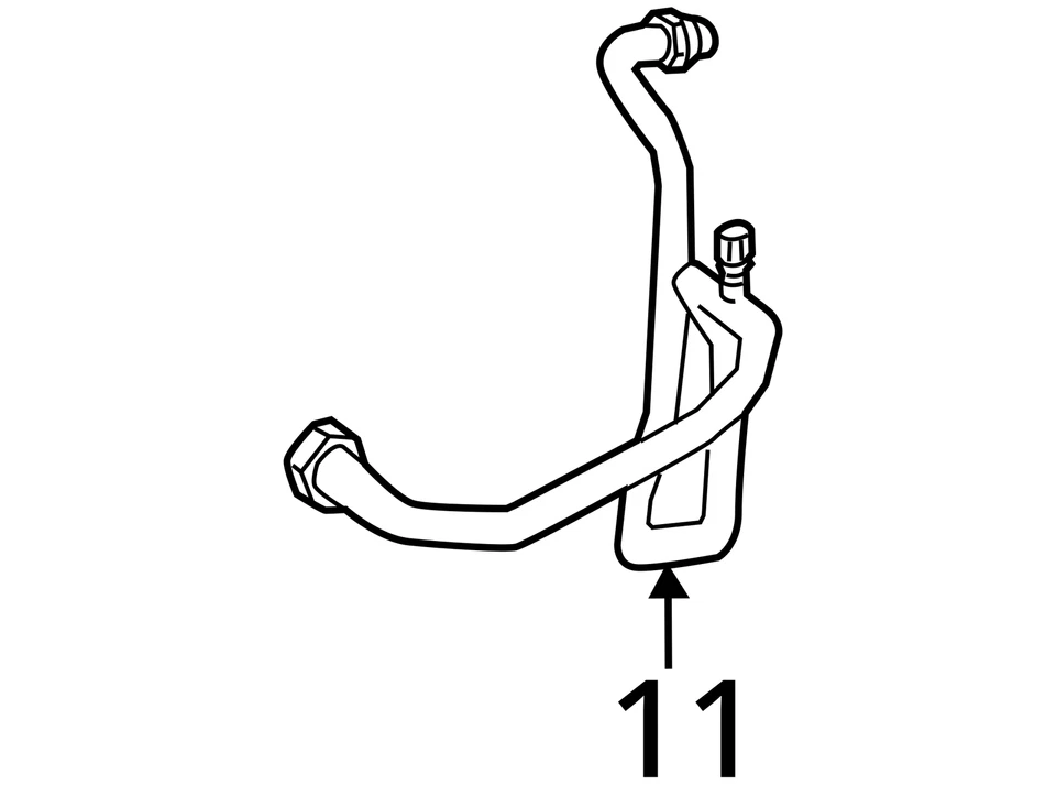 2012 - 2014 MERCEDES-BENZ C300 W204 A/C AC LINHA DE AR CONDICIONADO TUBO MANGUEIRA FABRICANTE DE EQUIPAMENTO ORIGINAL - Imagem 4 de 4
