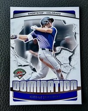 2025 Panini Prospect Edition - Domination Ethan Holliday #1 RC Colorado Rockies