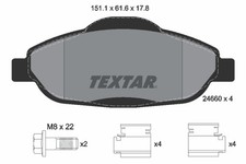 BREMSBELAGSATZ FÜR PEUGEOT 308 SW I (4E , 4H ) - TEXTAR 2466001