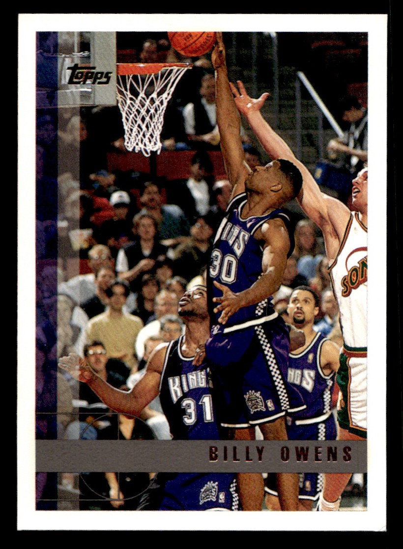 1997-98 Topps - Billy Owens #37 Basketball Sports Card Raw Trading Card